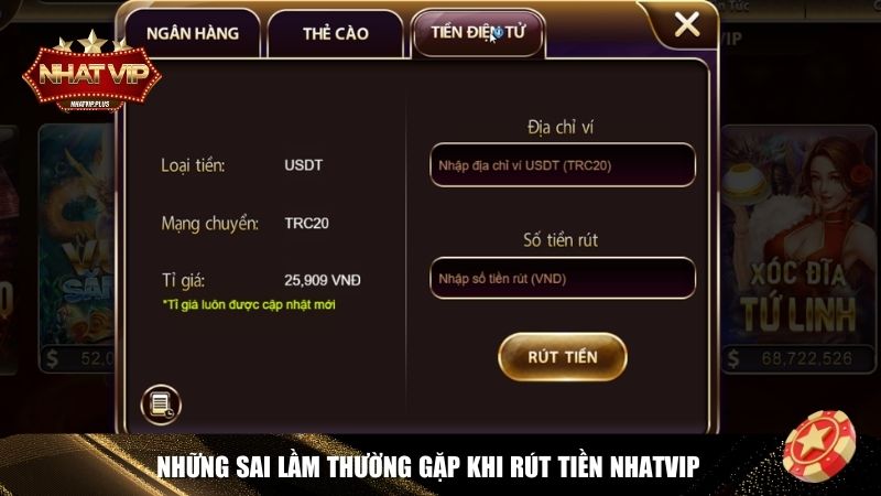sai lam rut tien Một số sai lầm thường gặp khi rút tiền Nhatvip